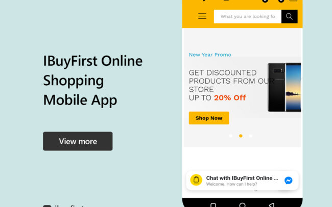 IBuyFirst Online Shopping Mobile App